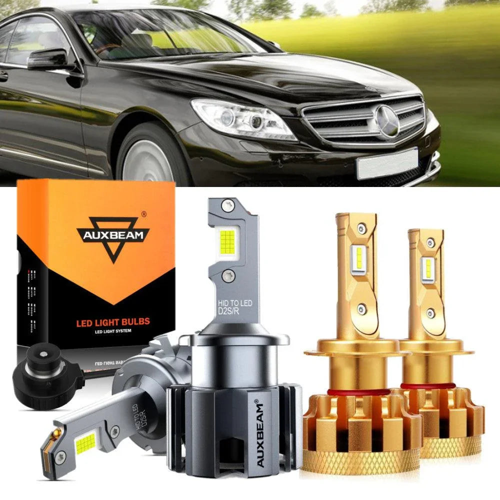 pour 2001-2009 Mercedes-Benz CL600 avec HID headlamps Ampoules LED High Low Beam Bundle