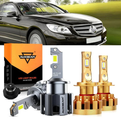 Kit d’ampoules LED feux de route/croisement pour Mercedes-Benz CL600 avec phares HID 2001–2009 – NOVADOMIO