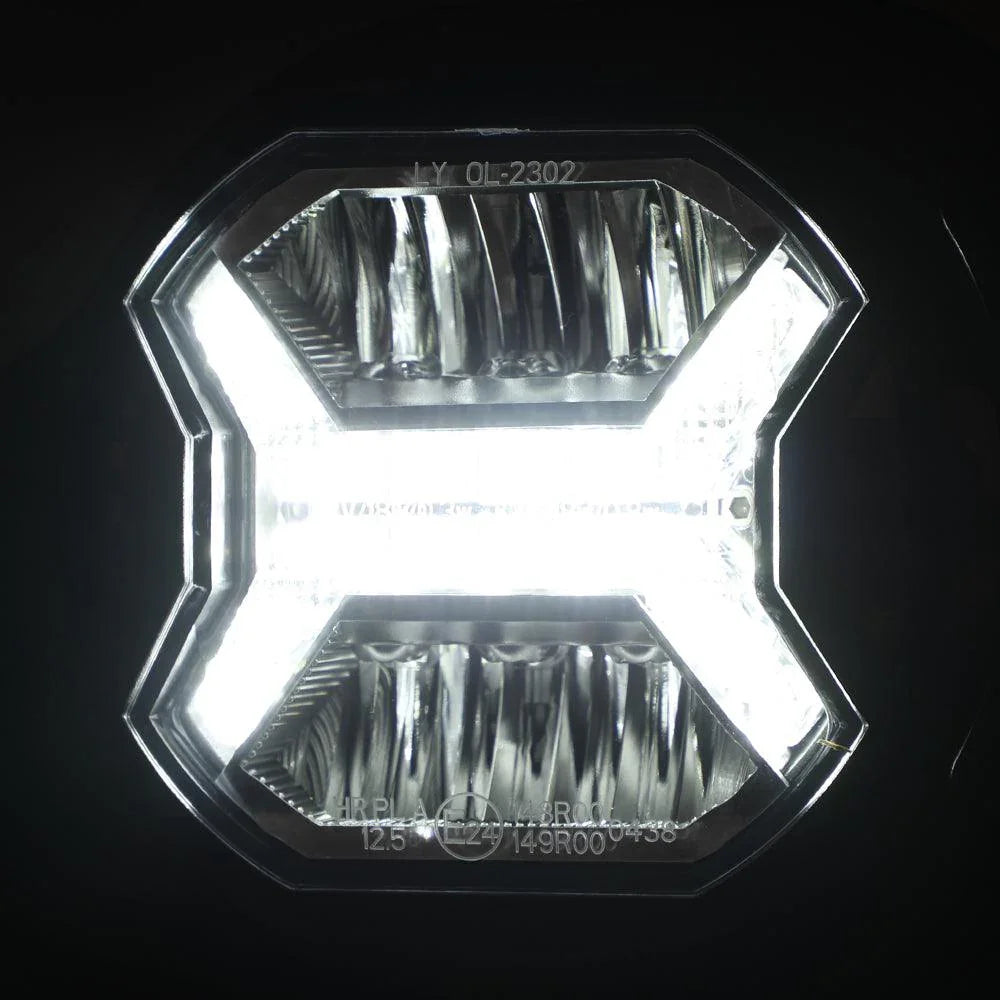 4 Inch LED Fog Lights avec blanc DRL pour Jeep Wrangler JK/ Jeep Grand Cherokee/ Dodge – vue 3