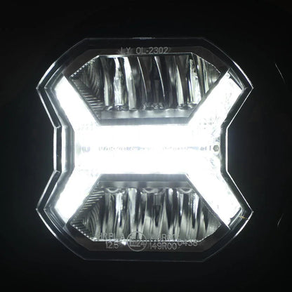 4″ LED antibrouillards avec blanc DRL pour Jeep Wrangler JK/ Jeep Grand Cherokee/ Dodge – vue 3 – NOVADOMIO