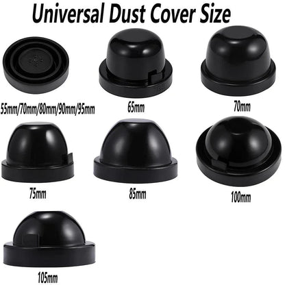 Lot de 2 70 mm universel automobile éclairage cache anti-poussière – vue 2 – NOVADOMIO