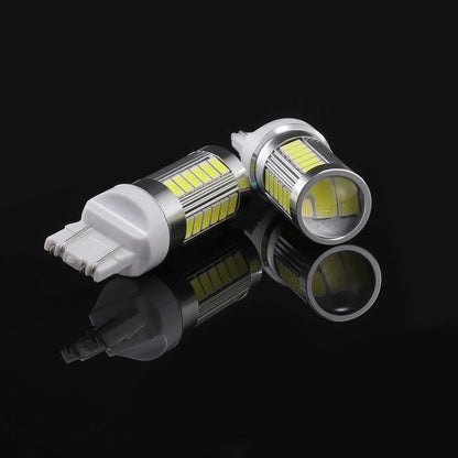 T20 7443 7440 LED recul/clignotant/Brake Tail Light 20W 4000LM 6500K blanc 33LED série – 2 ampoules – vue 13 – NOVADOMIO