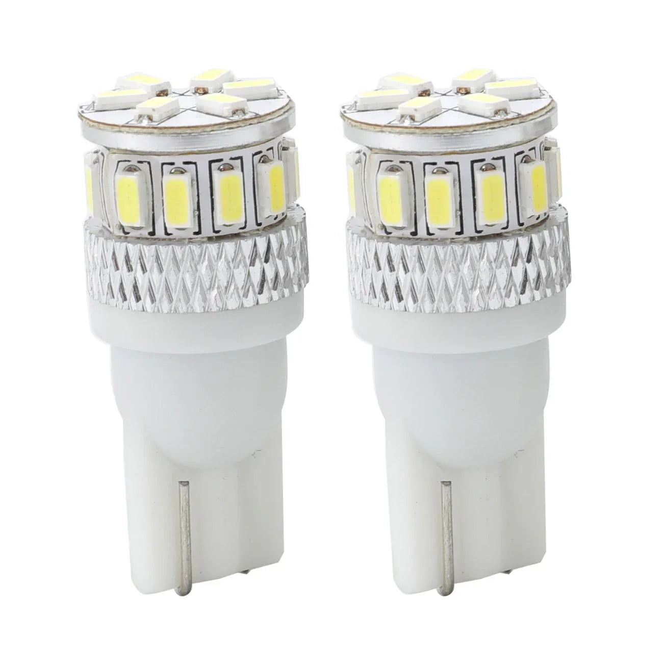 168 2825 W5W T10 Ampoules LED pour plaque, feux latéraux et intérieur 4W 300% haute luminosité sans erreur CAN-bus 6500K bla…