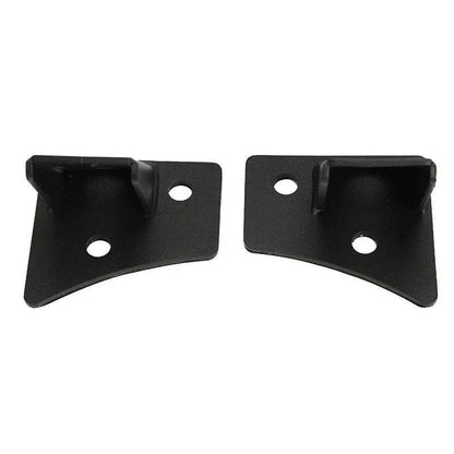 2 pièces noir montant A supports inférieurs sur charnière de pare-brise Projecteurs LED compacts pour 2007–2017 Jeep Wrangler