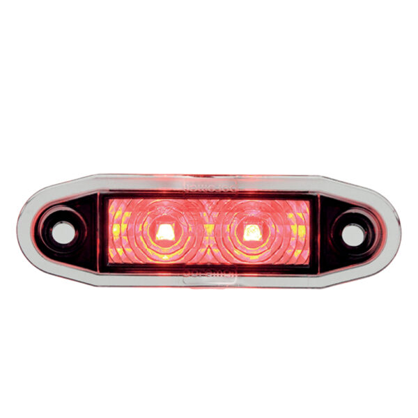 Boreman Easy Fit LED Red Flush Fit Lamp. 3m Cable. – 1001-4550-R - photo 1