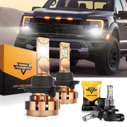 Kit d’ampoules LED feux de route/croisement F-16 Plus série H13 CAN-bus intégré 14 000 lm pour Ford F150 2004–2014 – vue 12