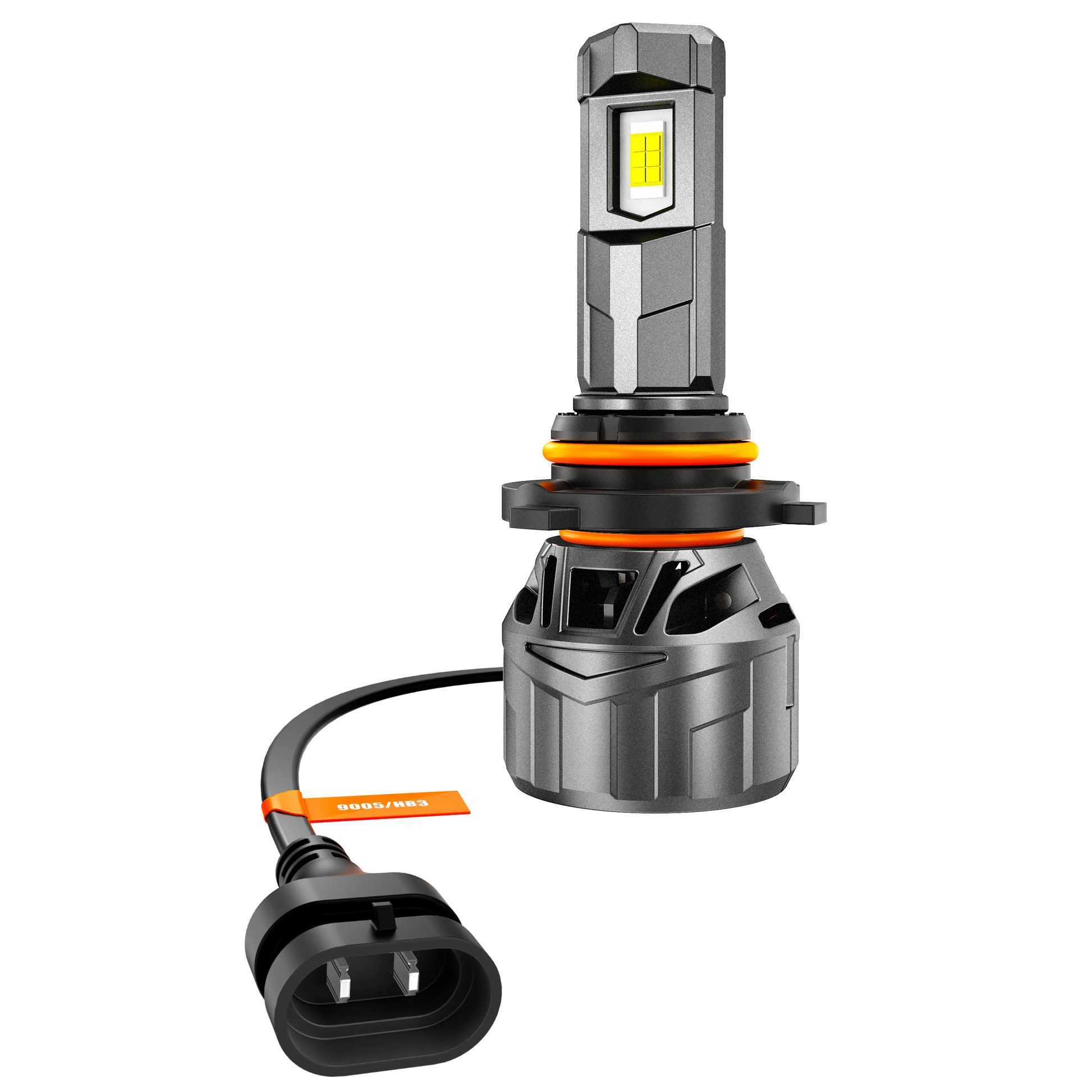 9005+H11 Ampoules de phare LED 100W 22000LM F18 série 1:1 format compact 6500K blanc froid – 4 ampoules – vue 3