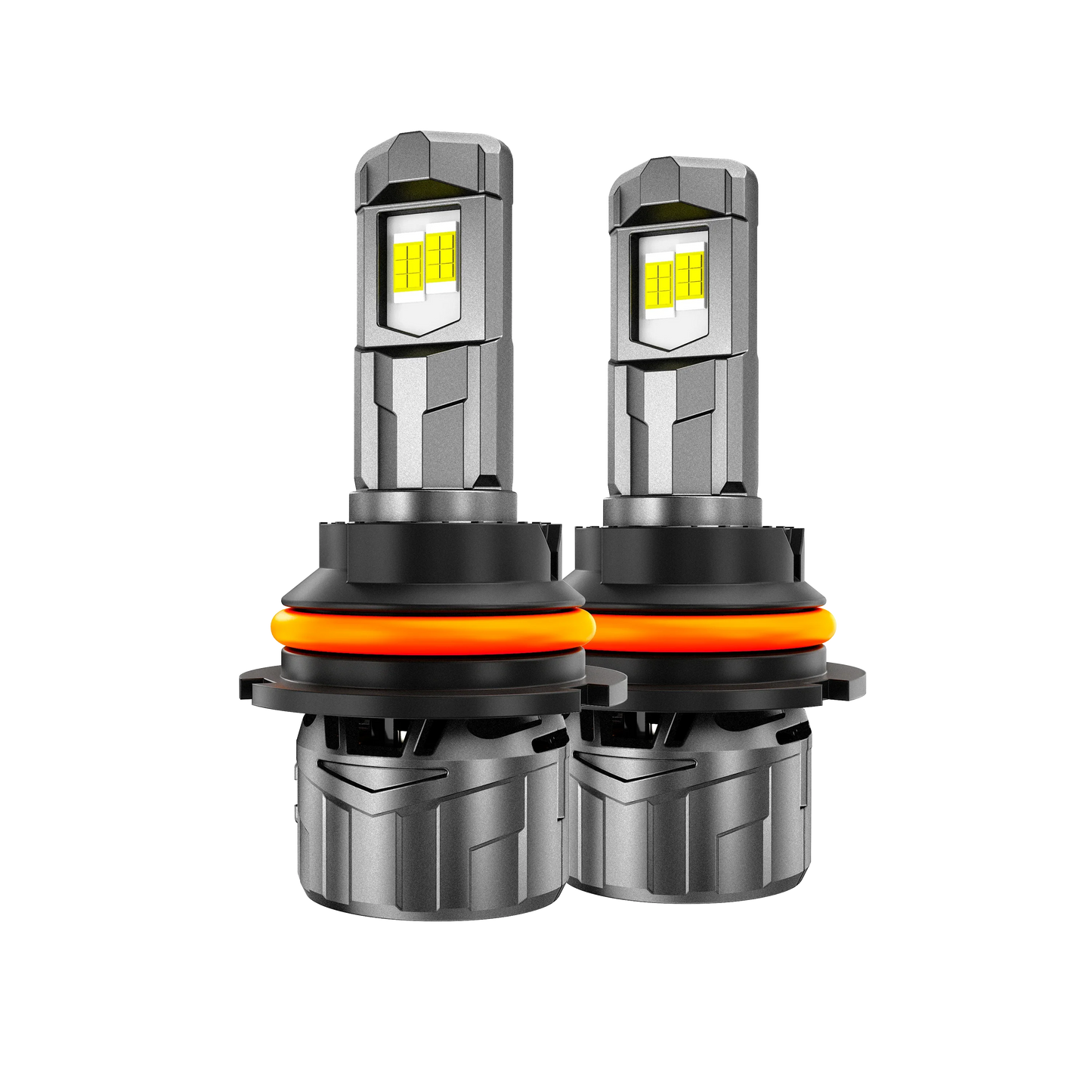 9007/HB5 Ampoules de phare LED 100W 22000LM F18 série 1:1 format compact 6500K blanc froid – 2 ampoules – vue 5
