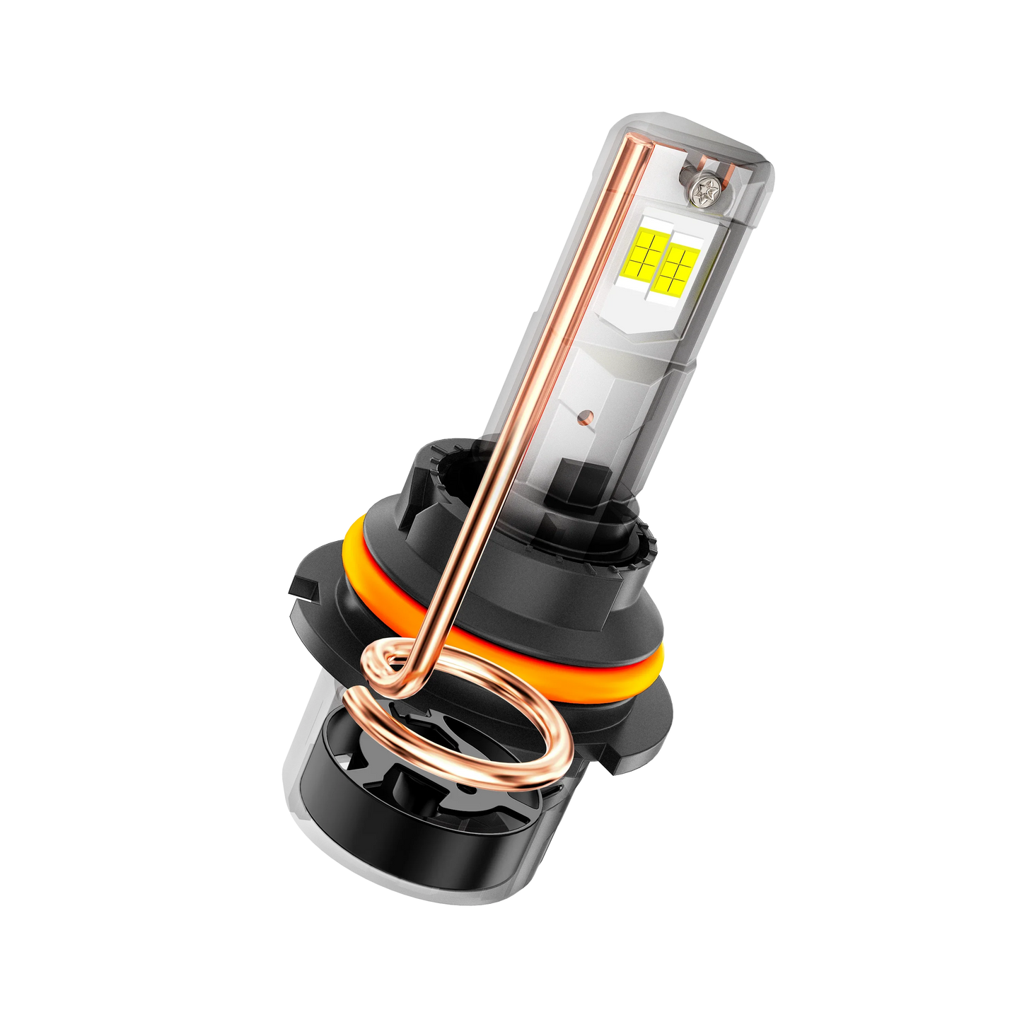 9007/HB5 Ampoules de phare LED 100W 22000LM F18 série 1:1 format compact 6500K blanc froid – 2 ampoules – vue 4