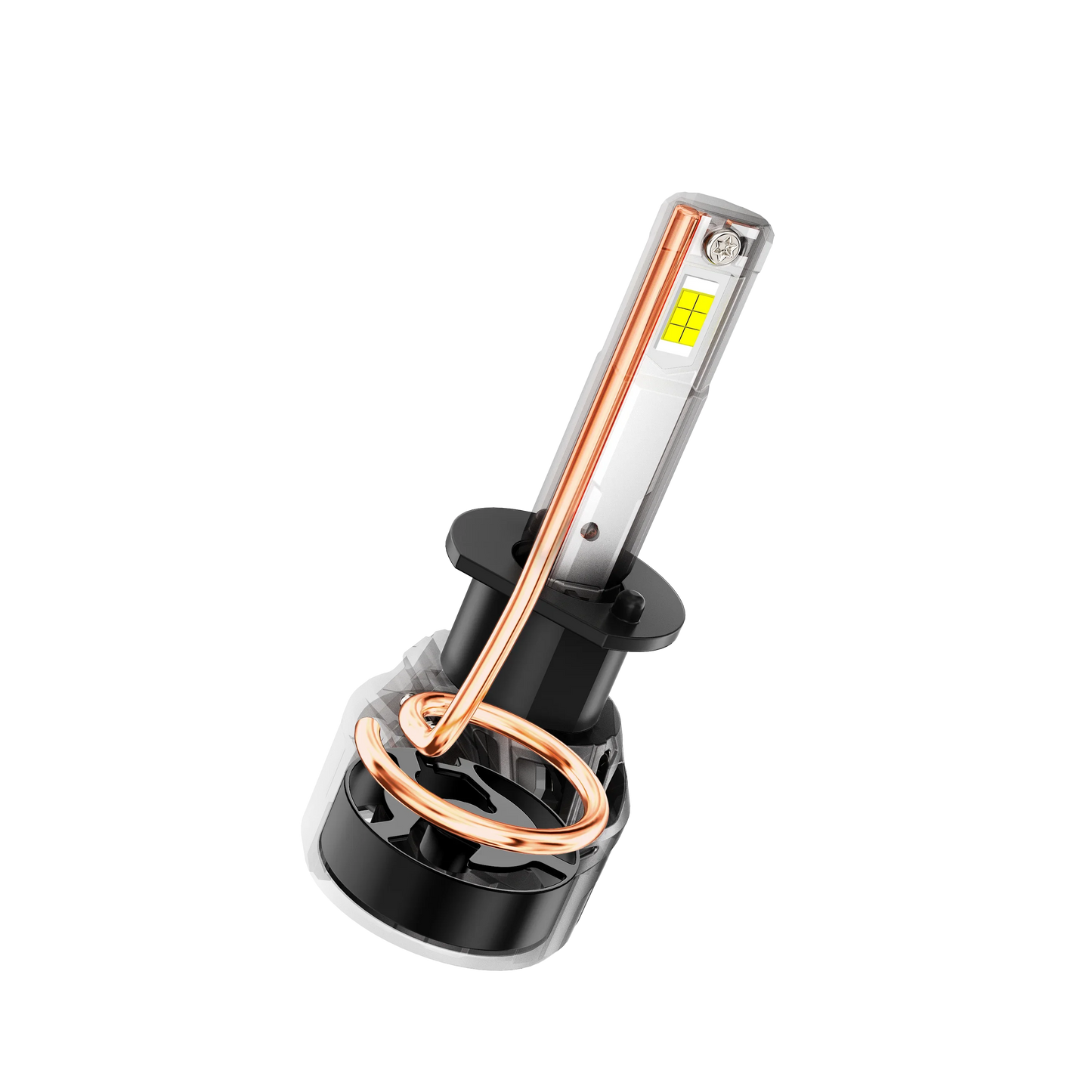 H1 Ampoules de phare LED 100W 22000LM F18 série 1:1 format compact 6500K blanc froid – 2 ampoules – vue 10