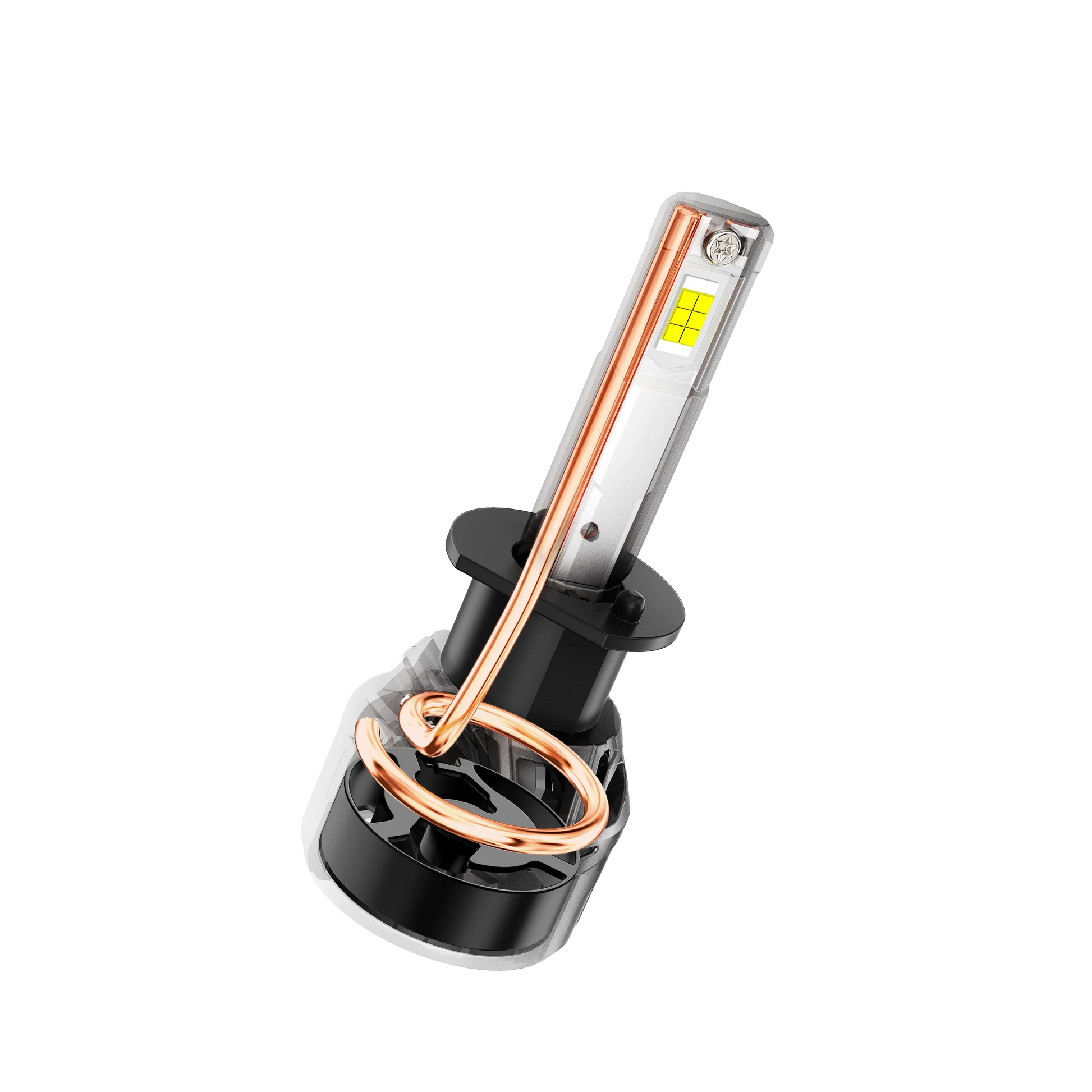 H1 Ampoules de phare LED 100W 22000LM F18 série 1:1 format compact 6500K blanc froid – 2 ampoules – vue 10