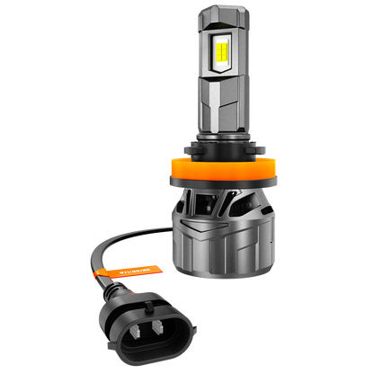 H11+H11 Ampoules de phare LED 100W 22000LM F18 série 1: 1 format compact 6500K blanc froid – 4 ampoules – vue 10 – NOVADOMIO