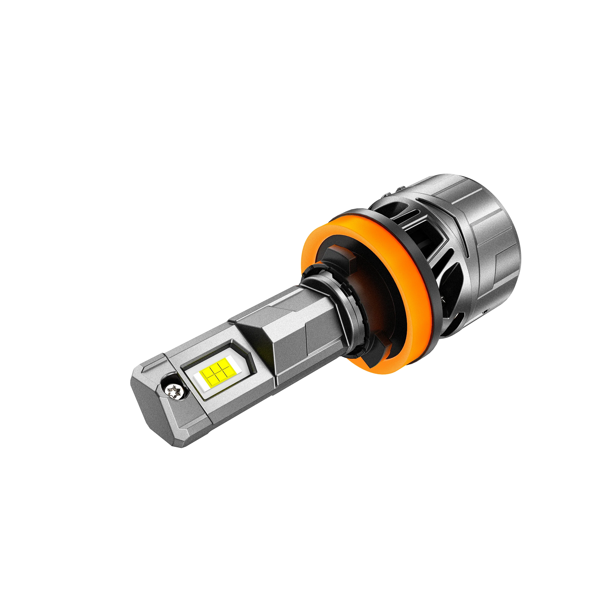 H11+H11 Ampoules de phare LED 100W 22000LM F18 série 1:1 format compact 6500K blanc froid – 4 ampoules – vue 3