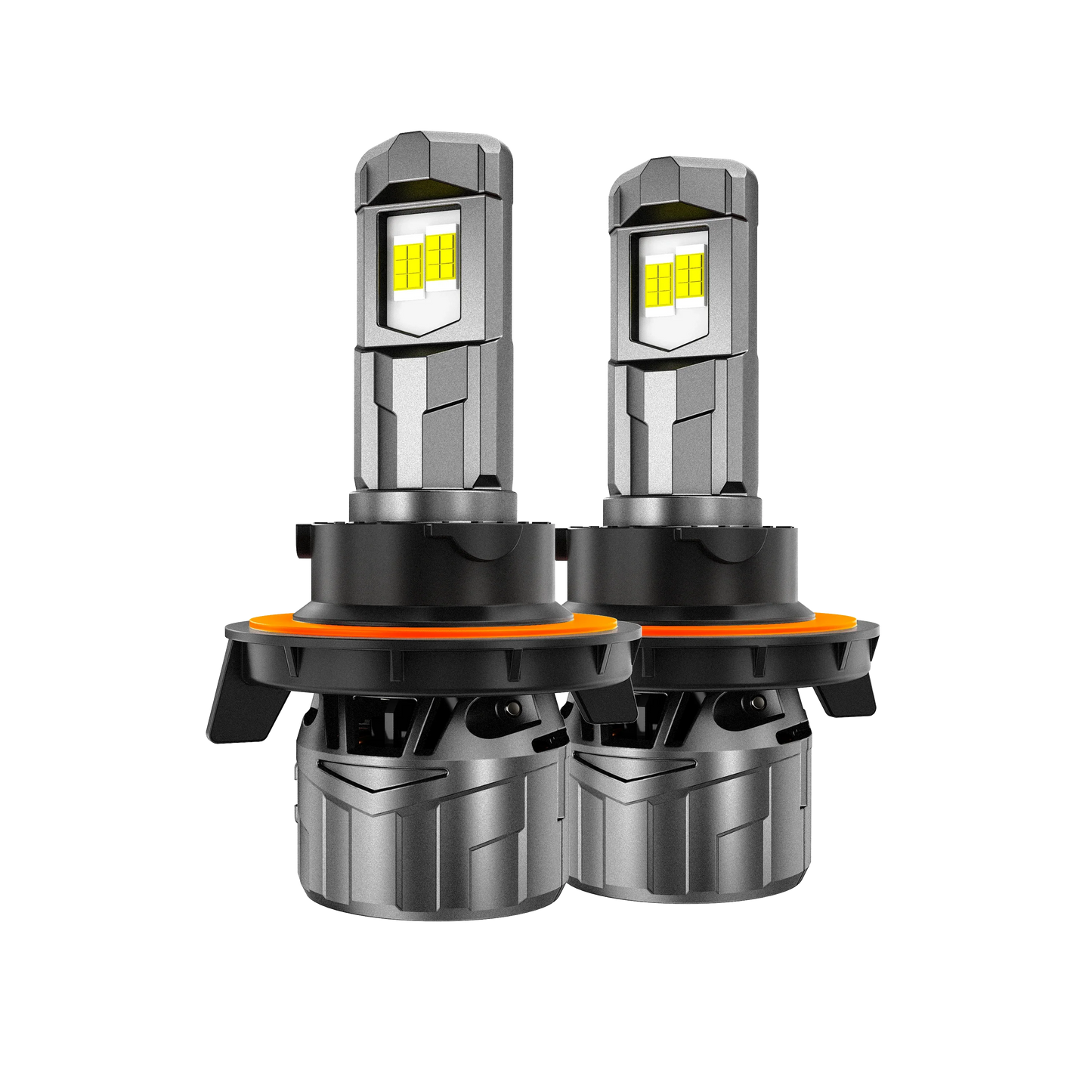 H13/9008 Ampoules de phare LED 100W 22000LM F18 série 1:1 format compact 6500K blanc froid – 2 ampoules – vue 7