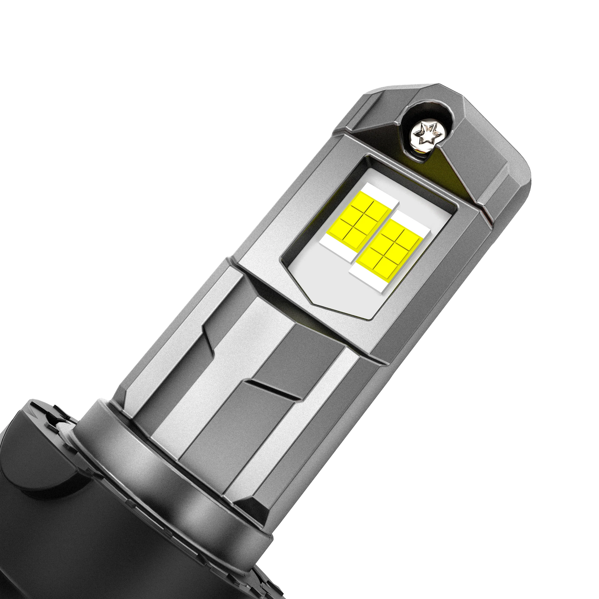 H13/9008 Ampoules de phare LED 100W 22000LM F18 série 1:1 format compact 6500K blanc froid – 2 ampoules – vue 4