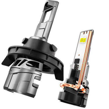 H13/9008 Ampoules de phare LED 100W 22000LM F18 série 1: 1 format compact 6500K blanc froid – 2 ampoules – vue 12 – NOVADOMIO