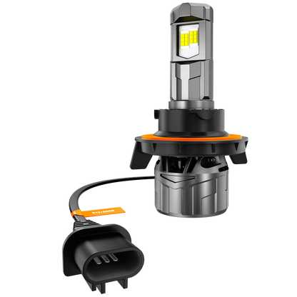 H13/9008 Ampoules de phare LED 100W 22000LM F18 série 1: 1 format compact 6500K blanc froid – 2 ampoules – vue 3 – NOVADOMIO