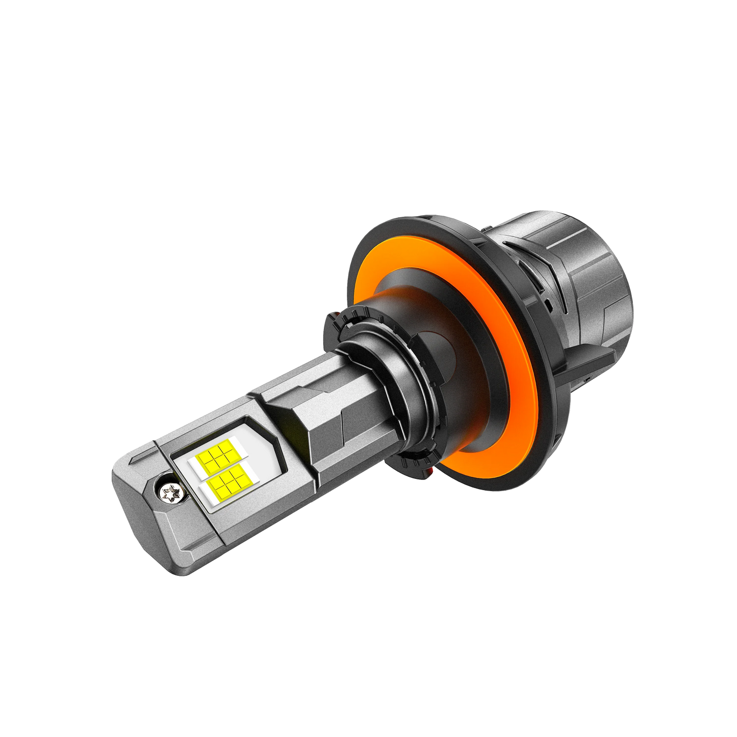 H13/9008 Ampoules de phare LED 100W 22000LM F18 série 1:1 format compact 6500K blanc froid – 2 ampoules – vue 8