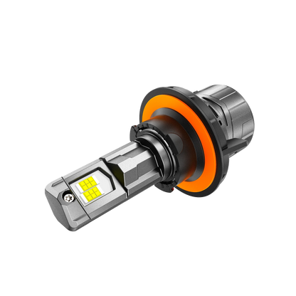 H13/9008 Ampoules de phare LED 100W 22000LM F18 série 1: 1 format compact 6500K blanc froid – 2 ampoules – vue 8 – NOVADOMIO