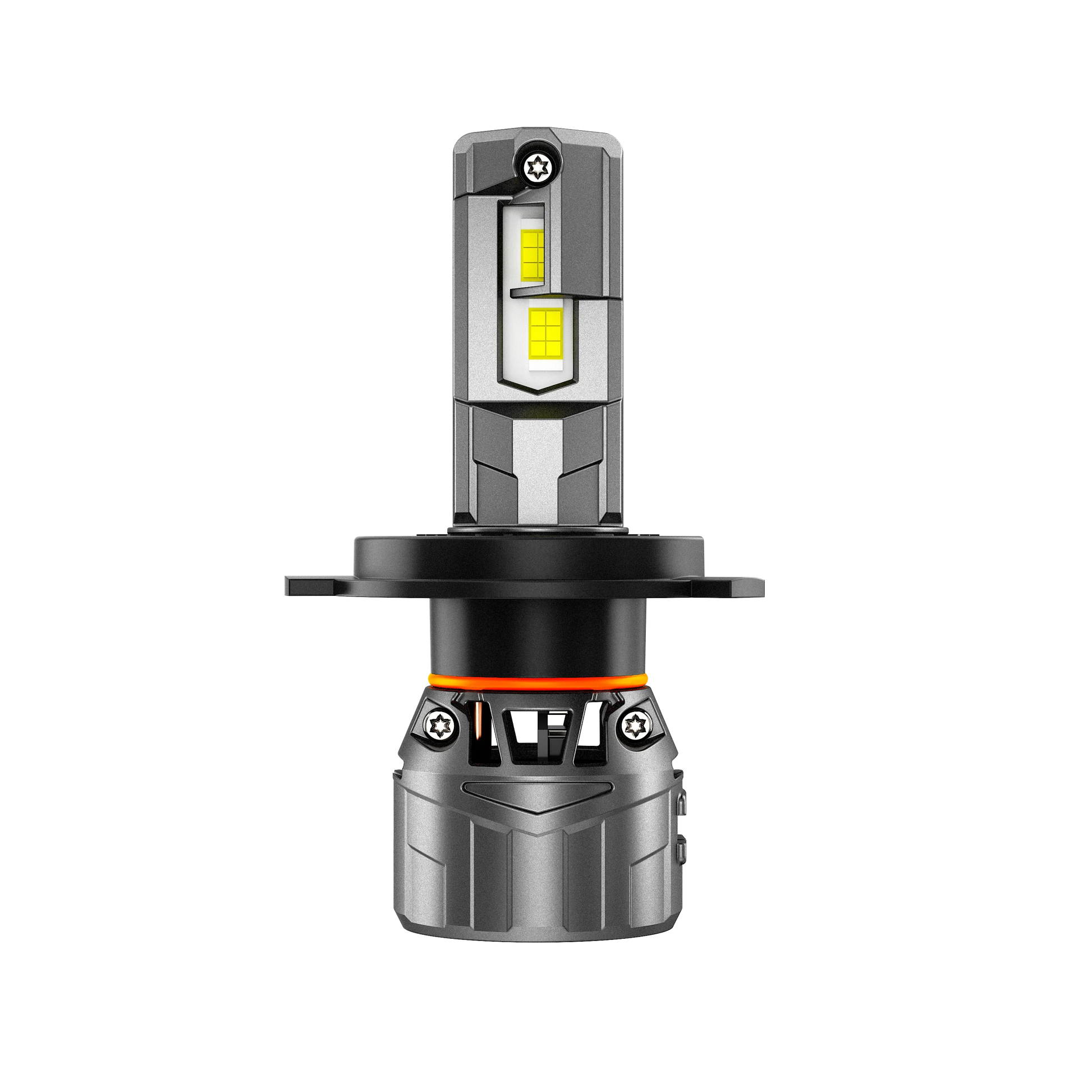 H4/9003 Ampoules de phare LED 100W 22000LM F18 série 1:1 format compact 6500K blanc froid – 2 ampoules – vue 2