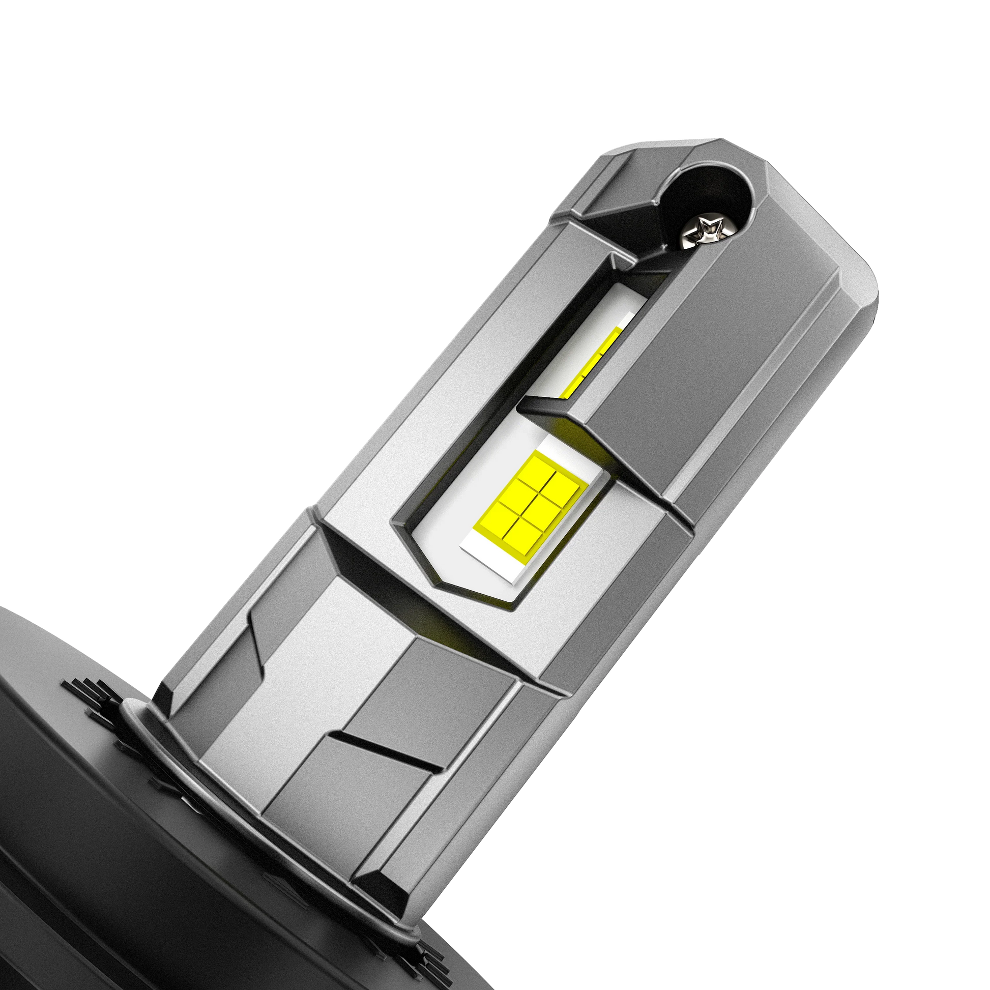 H4/9003 Ampoules de phare LED 100W 22000LM F18 série 1:1 format compact 6500K blanc froid – 2 ampoules – vue 3
