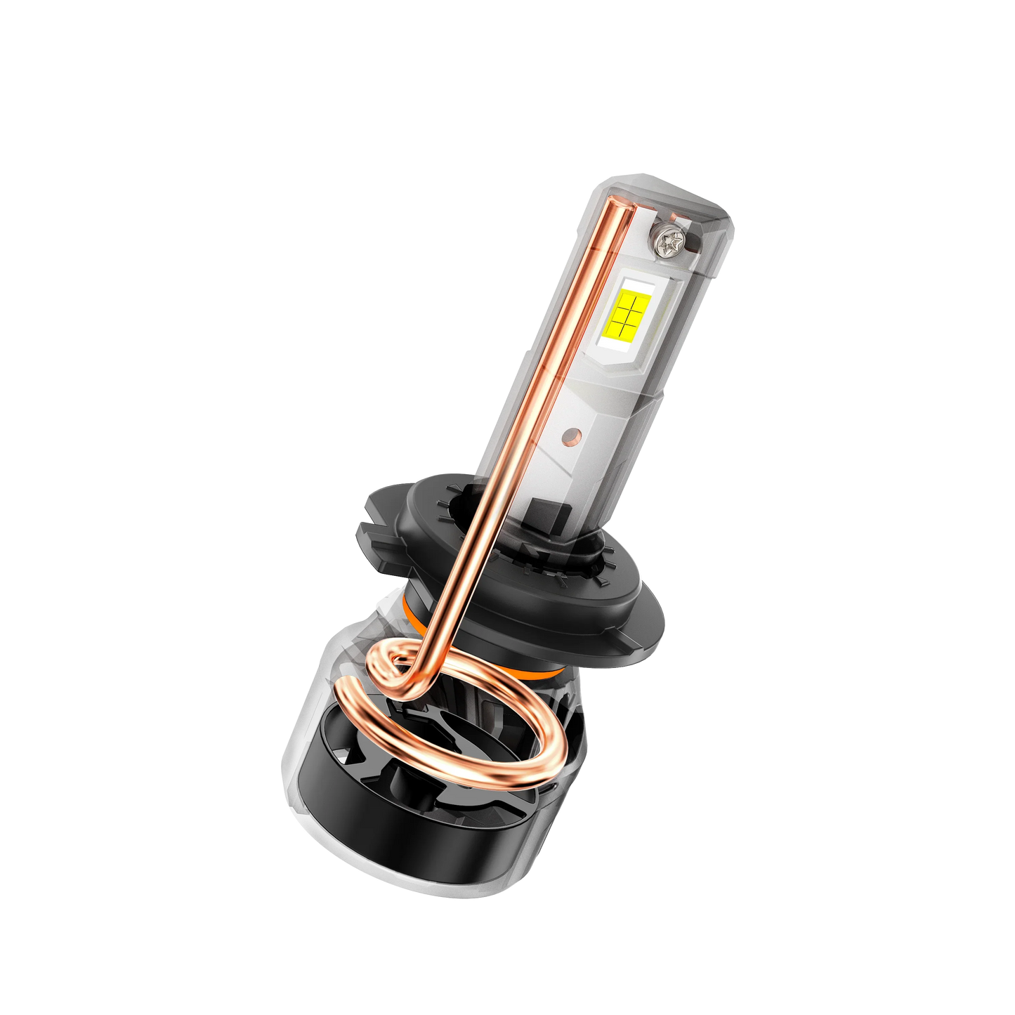 H7 Ampoules de phare LED 100W 22000LM F18 série 1:1 format compact 6500K blanc froid – 2 ampoules – vue 4