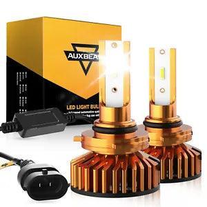 9006 Ampoules de phare LED 52W 10000LM F2 série format compact 6500K blanc froid – 2 ampoules – NOVADOMIO
