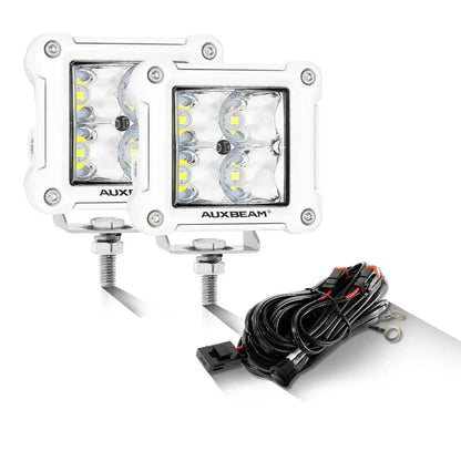 3″ 40 W projecteurs LED compacts Spot/Flood cadre multicolore avec faisceau électrique pour Jeep – vue 23 – NOVADOMIO
