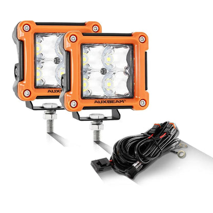 3″ 40 W projecteurs LED compacts Spot/Flood cadre multicolore avec faisceau électrique pour Jeep – vue 24 – NOVADOMIO