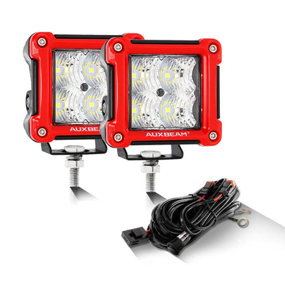 3″ projecteurs LED compacts Spot/faisceau large & montant A avant arceau éclairage supports de montage pour 2016–2021 Polaris