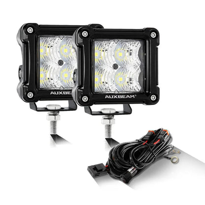 3″ projecteurs LED compacts Spot/faisceau large & montant A avant arceau éclairage supports de montage pour 2016–2021 Polaris