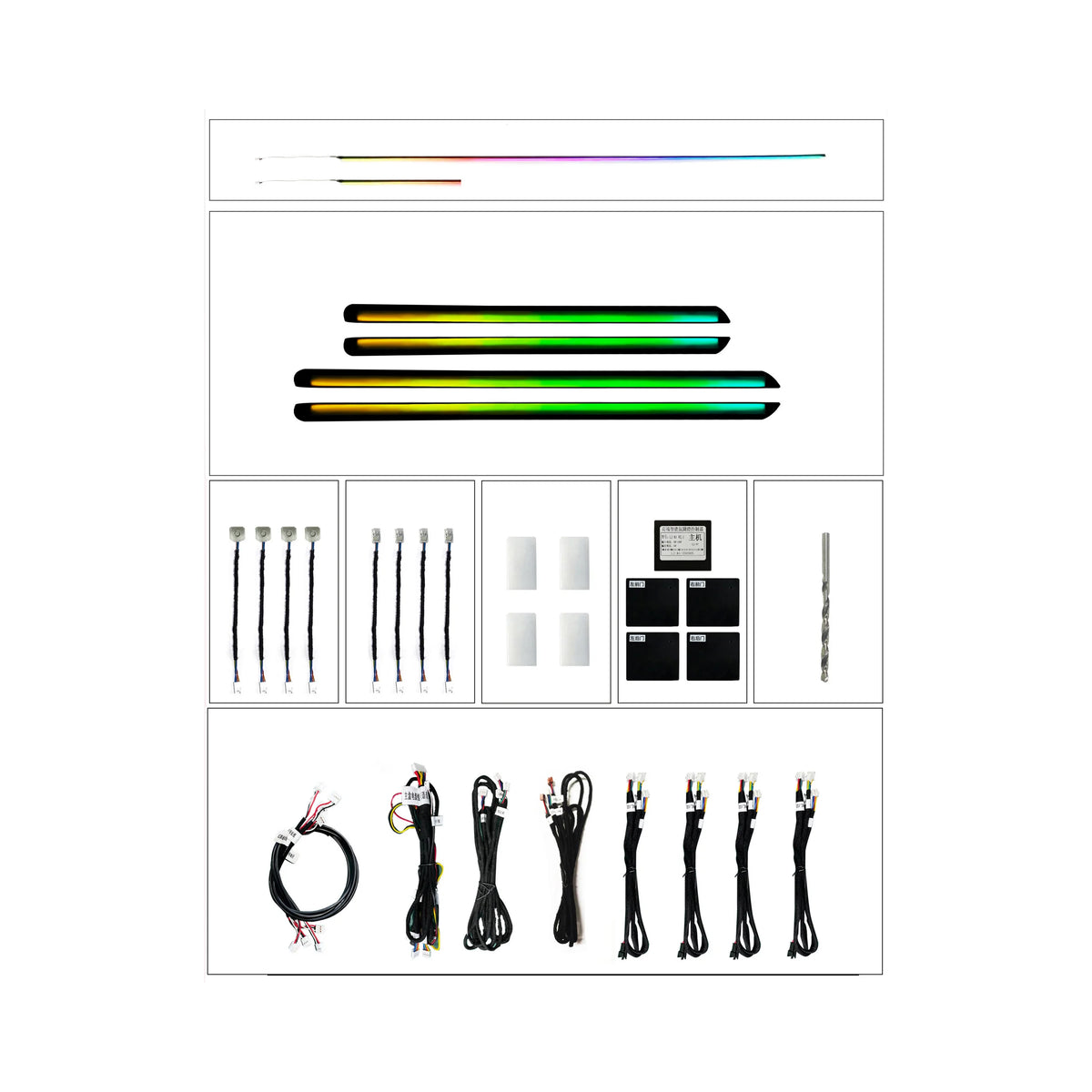 Kit LED d’ambiance multimarques – 18 points – photo 1