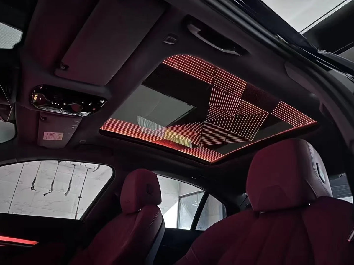 Film lumineux ciel étoilé BMW Série 5 G30 – toit ouvrant – photo 4