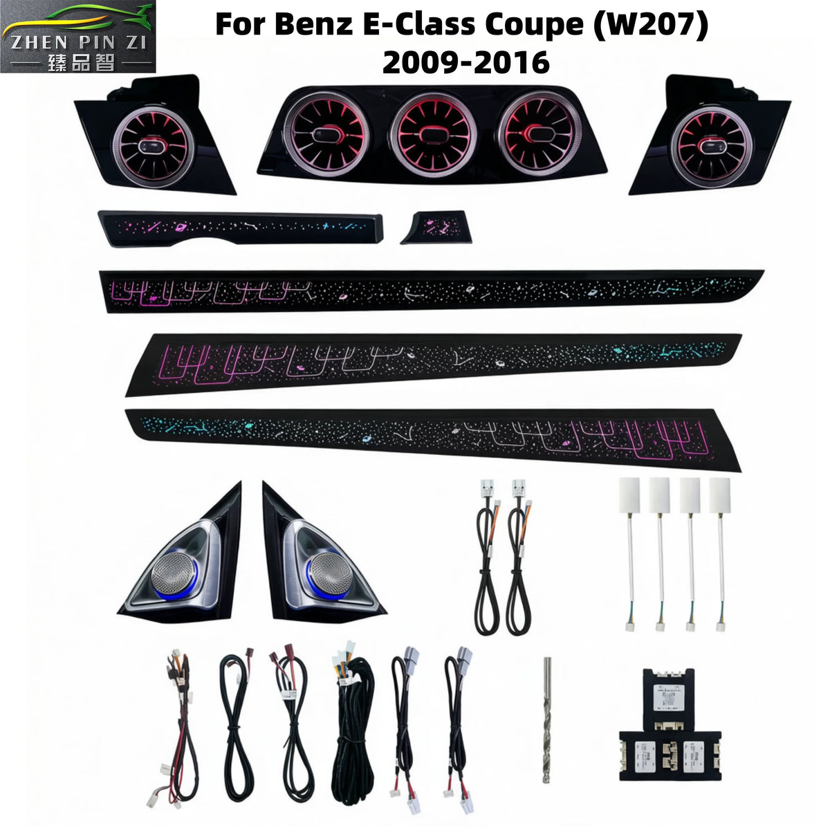 Kit LED d’ambiance Mercedes Classe E Coupé W207 2009–2016 – photo 1
