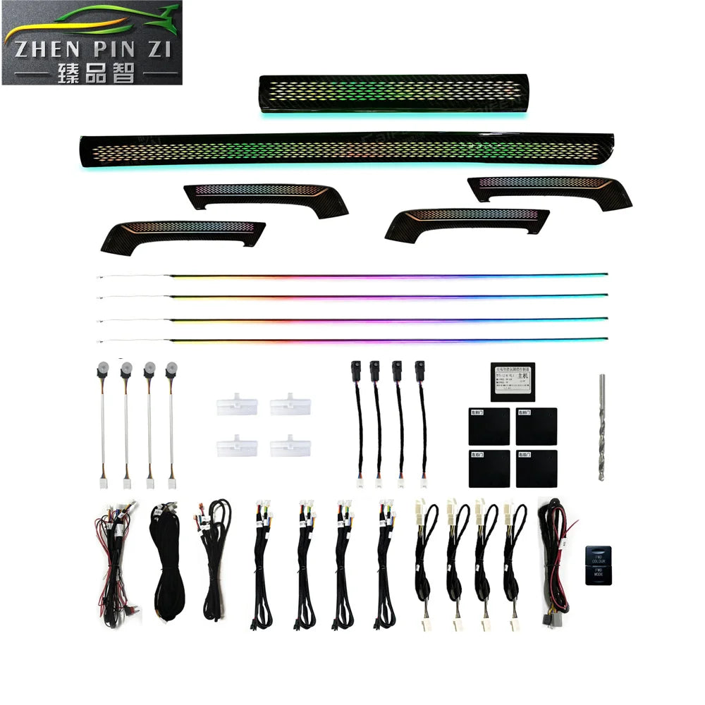 Kit LED d’ambiance Toyota Prado 2011–2021 – motif écailles – photo 1