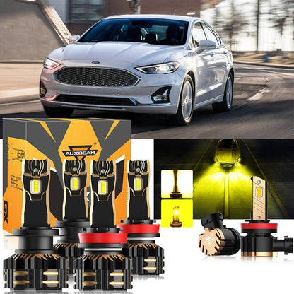 pour 2006-2017 Ford Fusion H7 H11 Ampoules de phare LED Bundle – vue 8 – NOVADOMIO