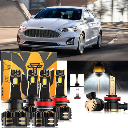 pour 2006-2017 Ford Fusion H7 H11 Ampoules de phare LED Bundle – NOVADOMIO