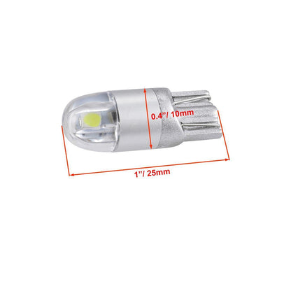 168 2825W5W T10 LED intérieur ampoules 2 W 300% plus lumineux bleu – 2 ampoules – vue 4 – NOVADOMIO