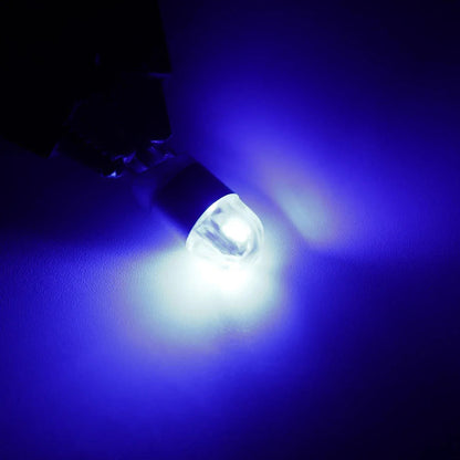168 2825W5W T10 LED intérieur ampoules 2 W 300% plus lumineux bleu – 2 ampoules – vue 2 – NOVADOMIO