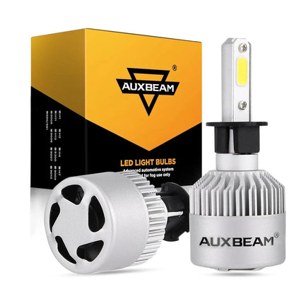 H3 Ampoules de phare LED 72 W 8 000 lm S2 série haute luminosité COB 6 500 K blanc froid – 2 ampoules – NOVADOMIO