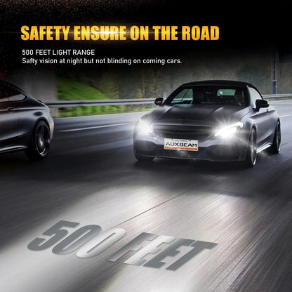 Kit d’ampoules LED feux de route/croisement F-16 Plus série CAN-bus intégré pour Mercedes-Benz CLK550 avec phares halogènes