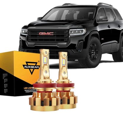 pour 2007-2012 GMC Acadia F-16 Plus série CANbus intégré qualité automobile 14000LM Ampoules LED kit feux de route /