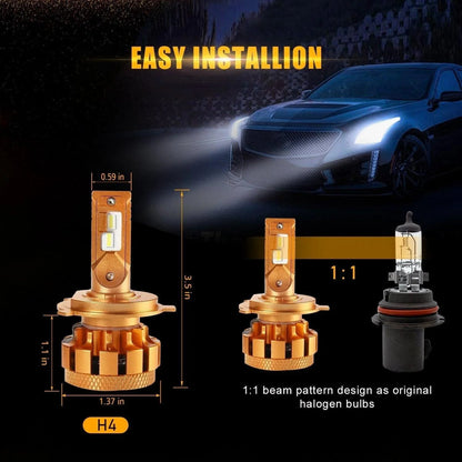 Kit d’ampoules LED F-16 Plus série 14 000 lm pour VOLKSWAGEN TRANSPORTER T6 (VAN Single lampe frontale) LED High feux de