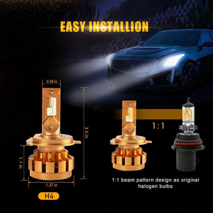 Kit d’ampoules LED feux de route/croisement F-16 Plus série CAN-bus intégré 14 000 lm pour Toyota Tundra 2000–2006 – vue 10