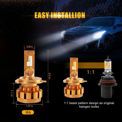 Kit d’ampoules LED feux de route/croisement F-16 Plus série CAN-bus intégré 14 000 lm pour Toyota Tundra 2014–2020 – vue 10
