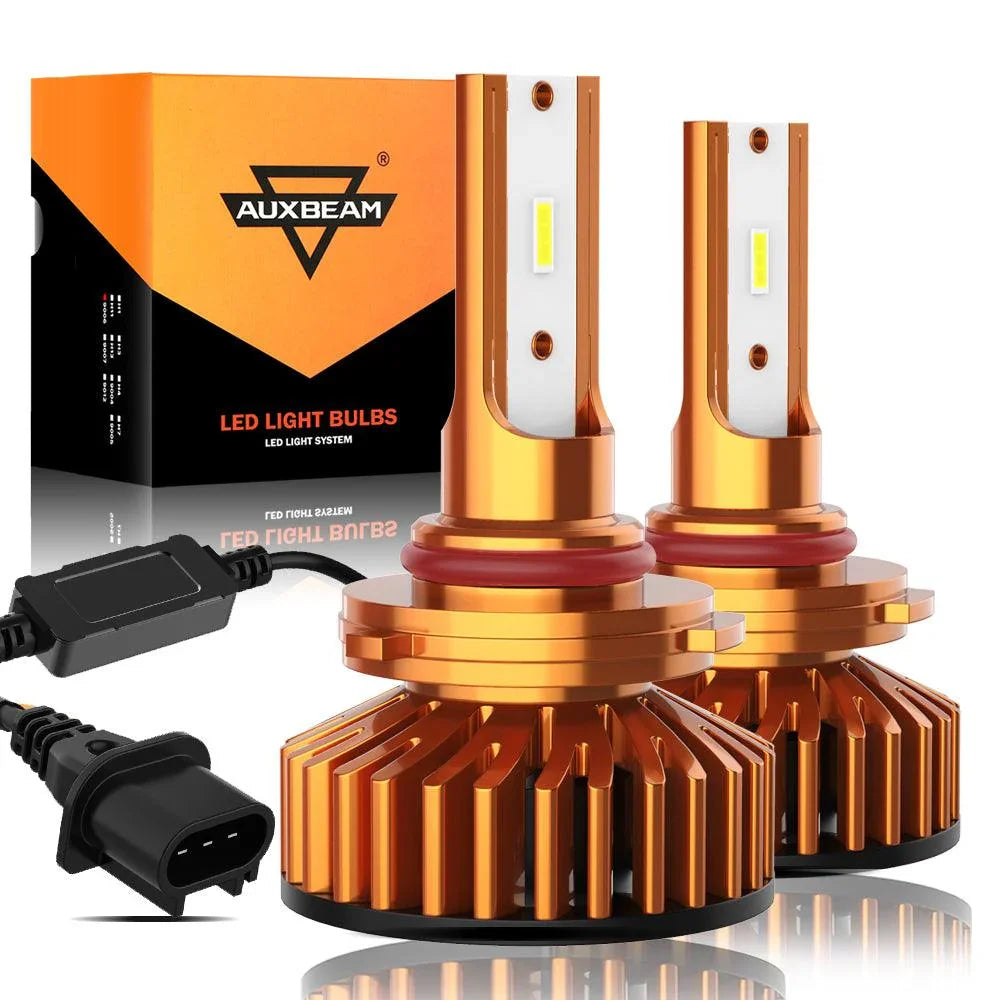 9005 Ampoules de phare LED 52W 10000LM F2 série format compact 6500K blanc froid – 2 ampoules