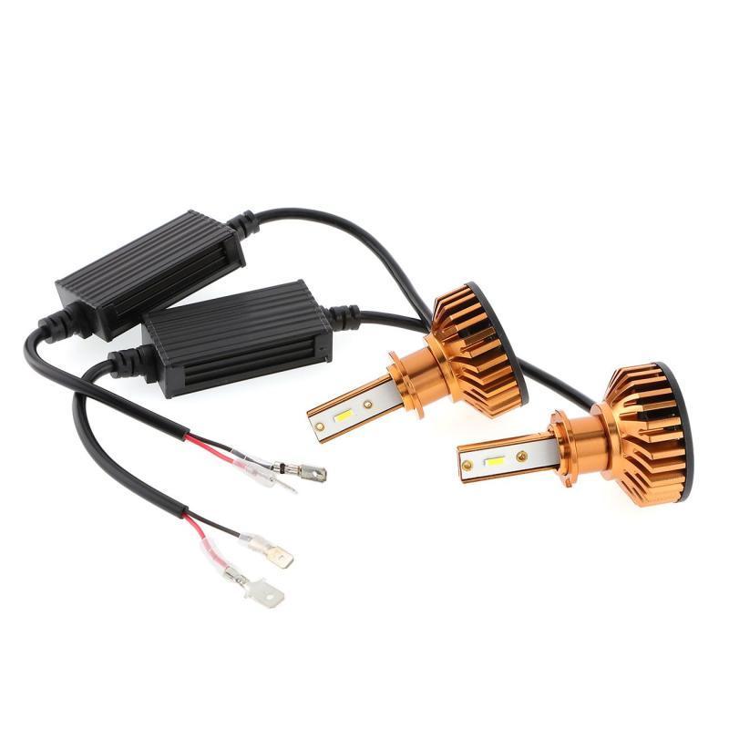 format compact F2 série 10000LM 52W Ampoules de phare LED 6500K blanc froid – vue 9