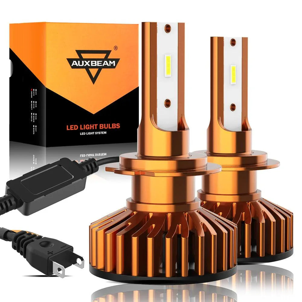 H7 Ampoules de phare LED 52W 10000LM F2 série format compact 6500K blanc froid – 2 ampoules