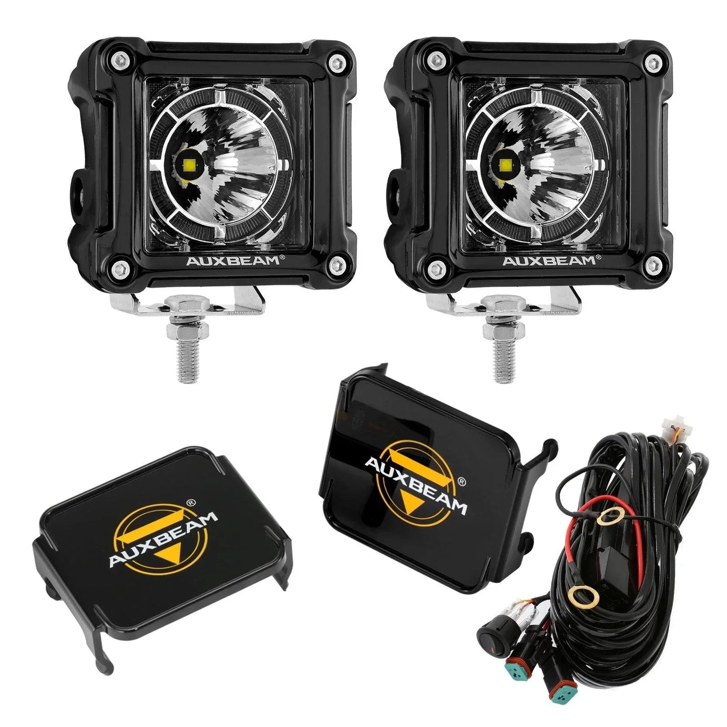 (2pcs/set) 3 inch 40W Projecteurs LED compacts avec DRL pour SUV ATV UTV Trucks Pickup Boat – vue 18