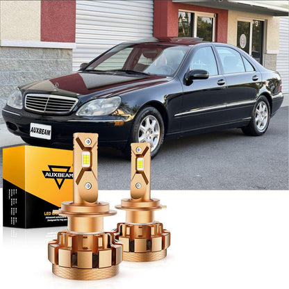 Kit d’ampoules LED feux de route/croisement pour Mercedes-Benz S500 avec phares HID 2000–2006 – vue 2 – NOVADOMIO